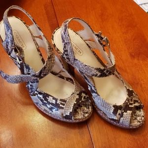 Coach platform heels Est:1941